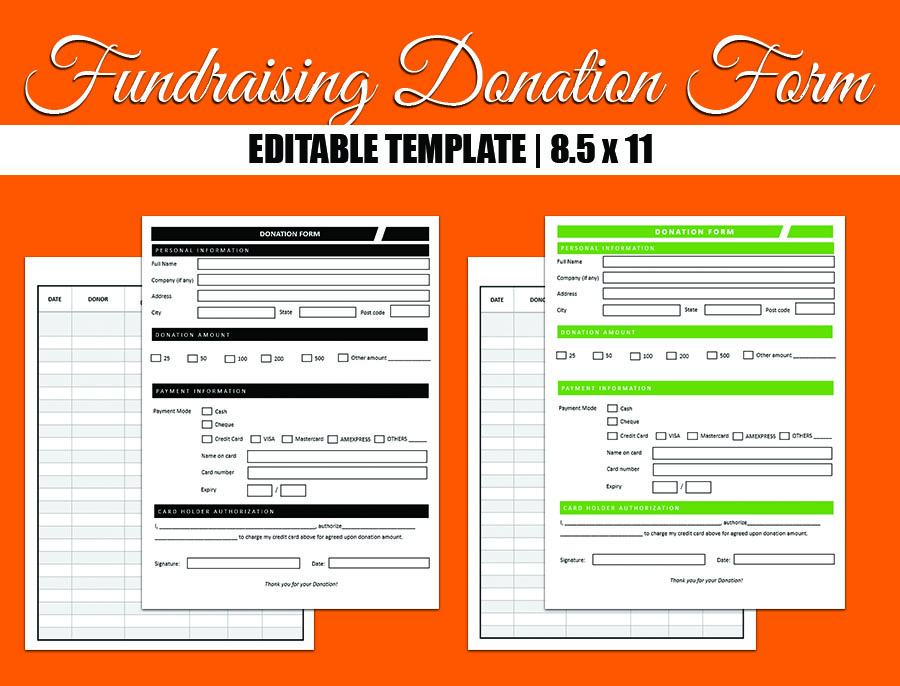 Donation Form Template 